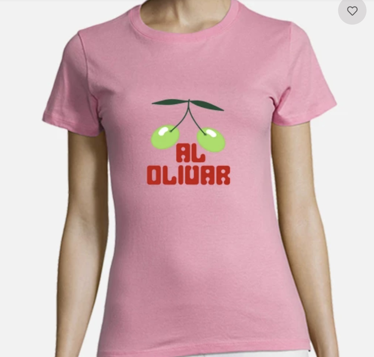 Camiseta Pacha Al olivar mujer - Rosa