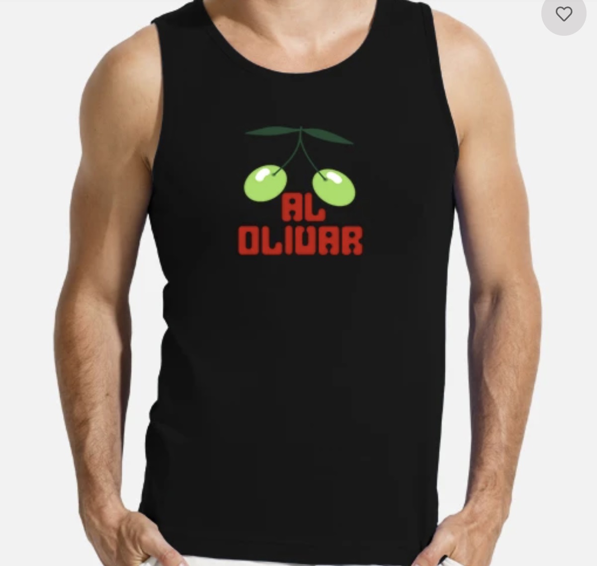 Camiseta sin mangas Pacha Al olivar hombre - Negro