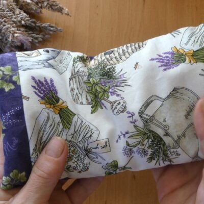 Almohada de ojos con lavanda