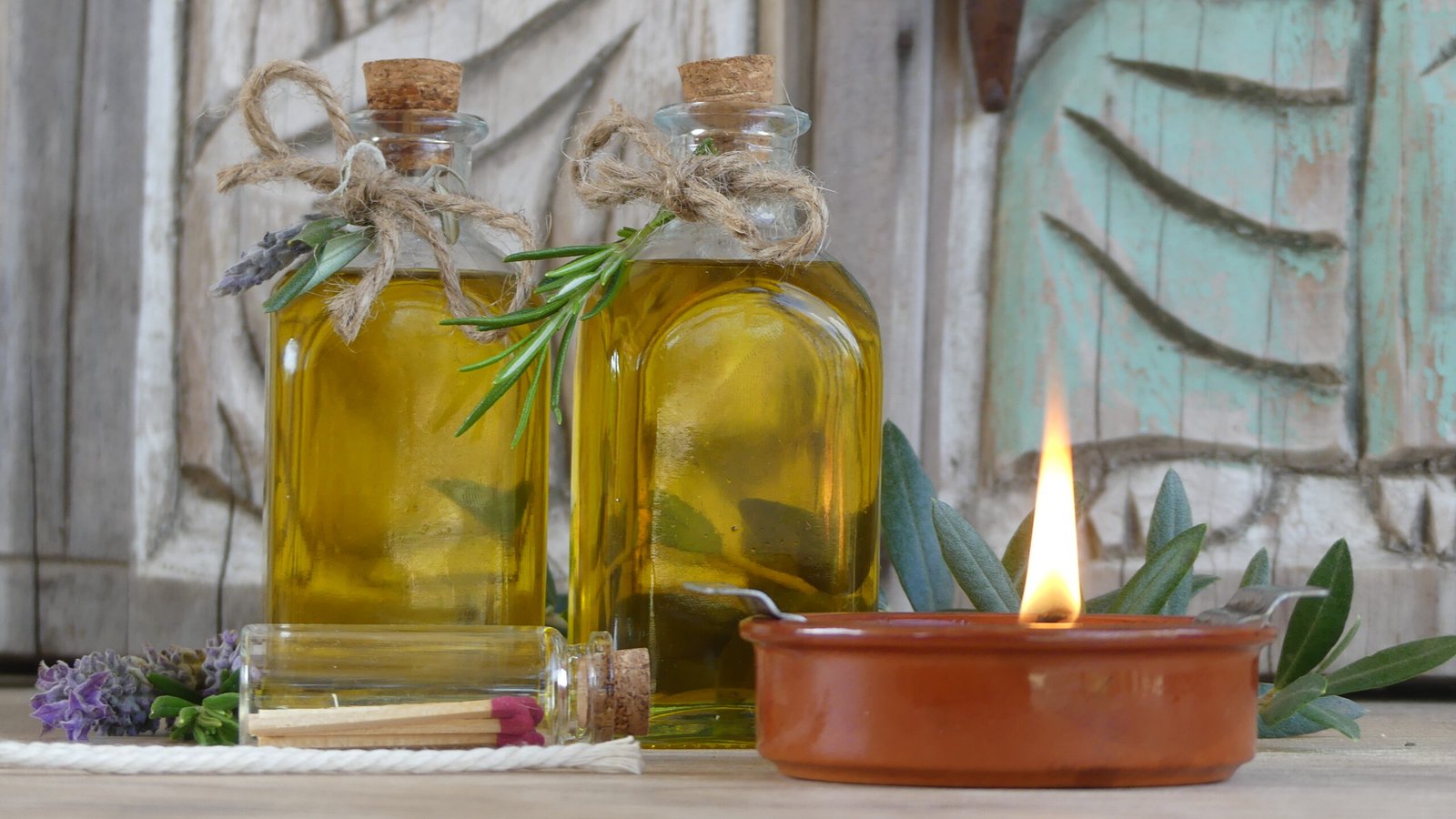 Kit lámpara de aceite de oliva – Ritual de luz natural - Imagen 2