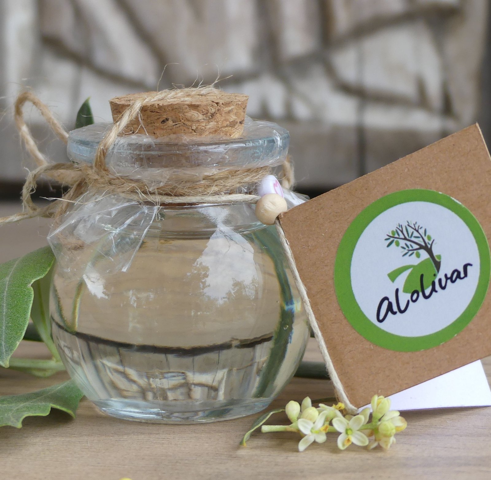Perfume artesanal de flor de olivo