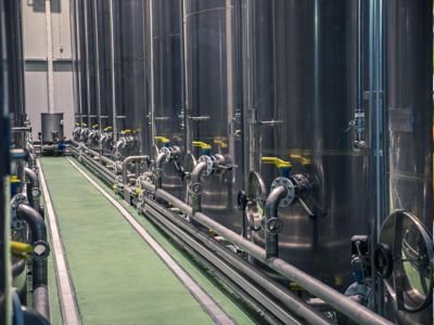 Olive oil factory - olive oli tank