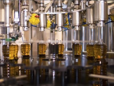 Olive oil factory - olive production